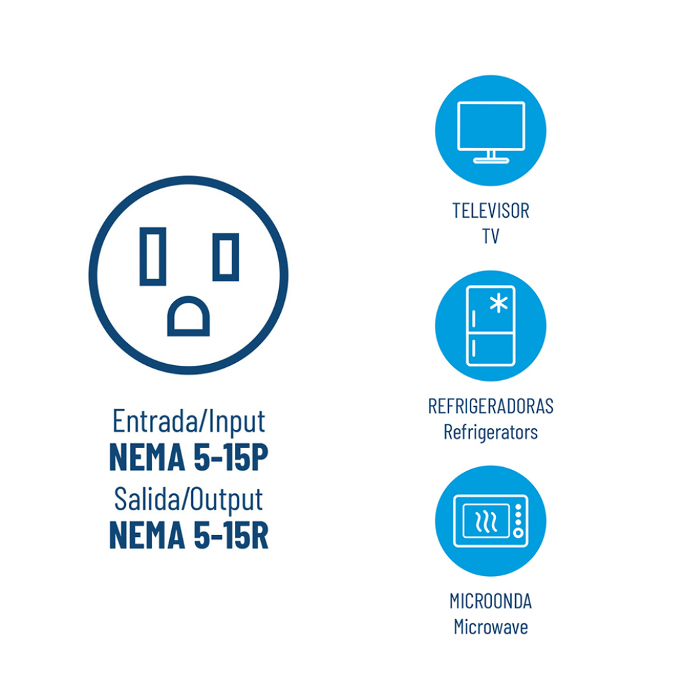 Protector de voltaje multipropósito 120V Troen - Miniatura 4