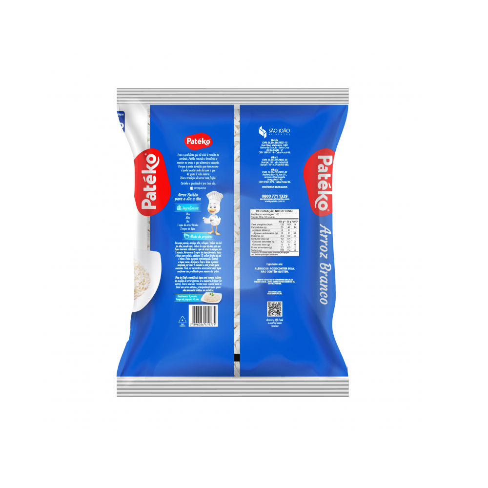 Arroz blanco de grano largo Patéko (2 x 5 kg / 11 lb) - Miniatura 2