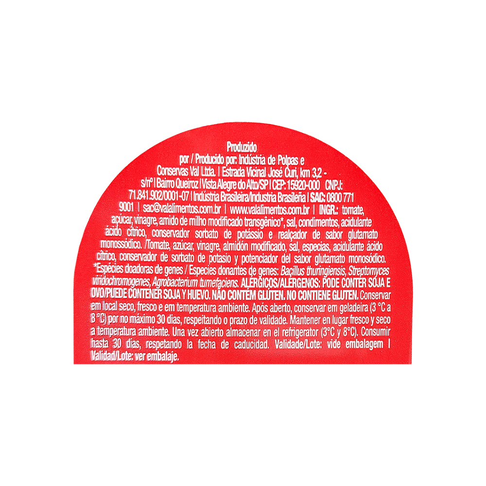 Ketchup tradicional Val (3 x 400 g) - Miniatura 4