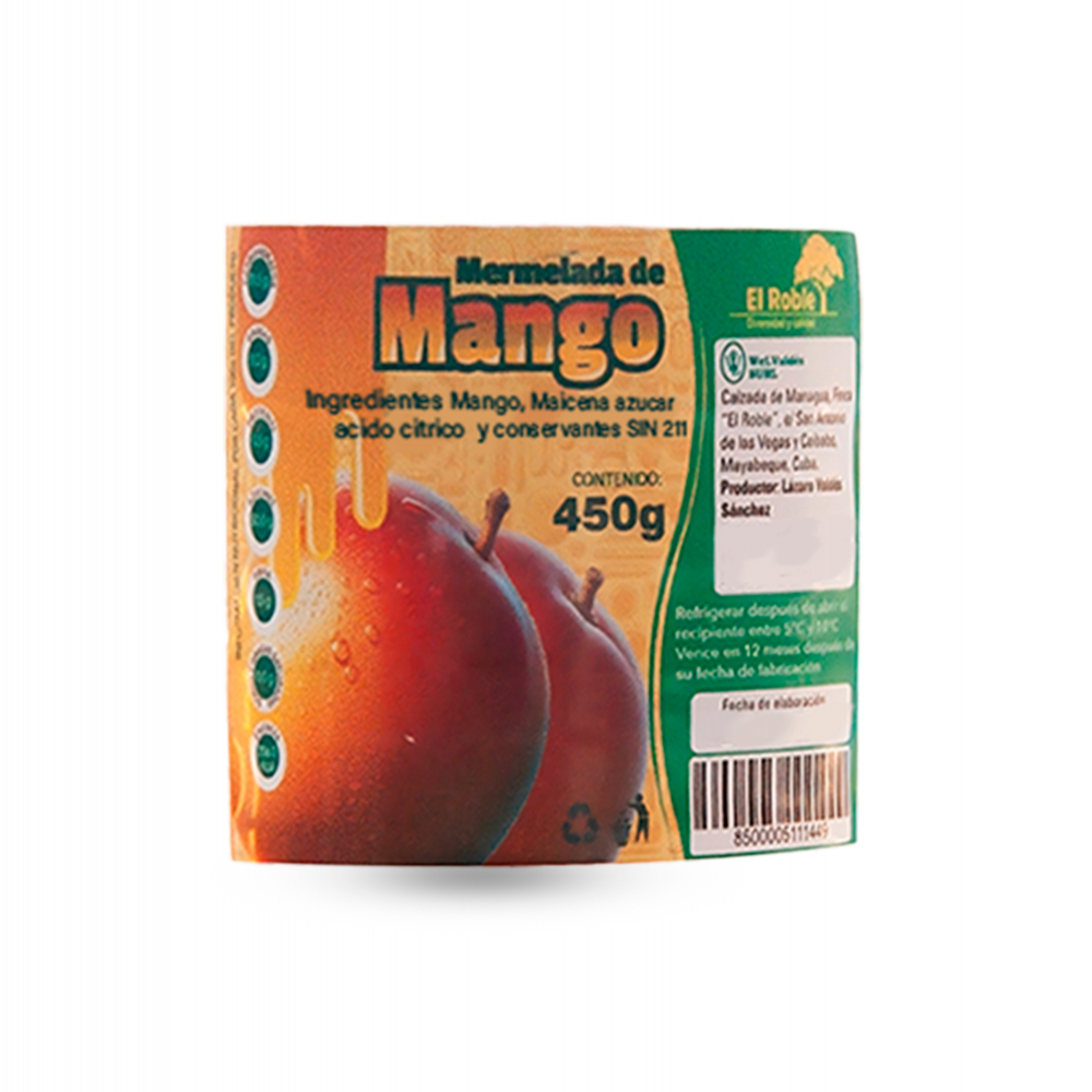 Mermelada de mango El Roble (450 g / 15.87 oz) - Miniatura 2