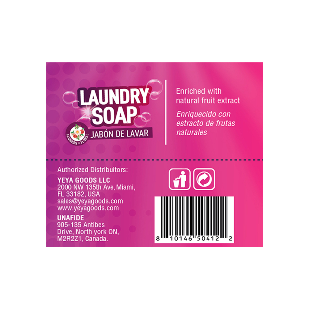 Jabón de lavar con aroma floral Yeya (40 x 250 g / 8.8 oz) - Miniatura 4