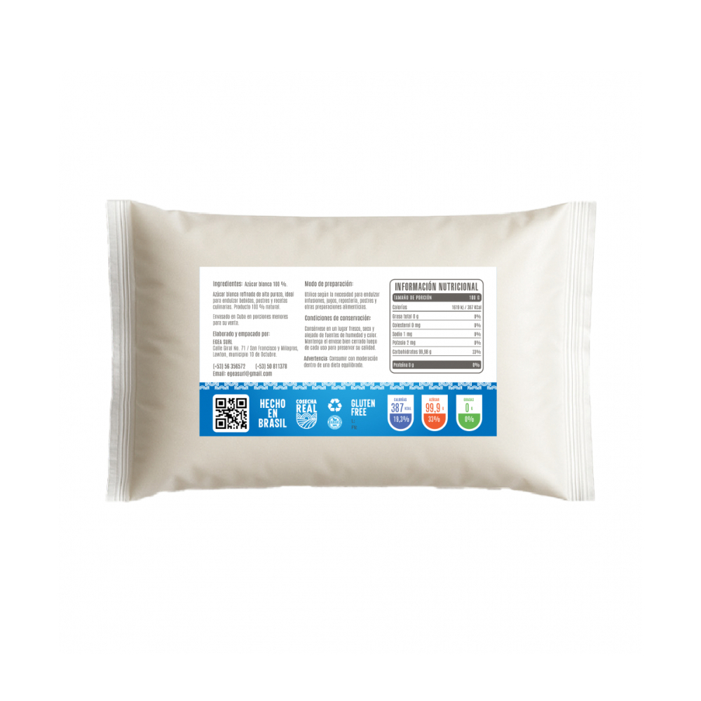 Azúcar blanca refinada Cosecha Real (10 x 1 kg / 2.2 lb) - Miniatura 3