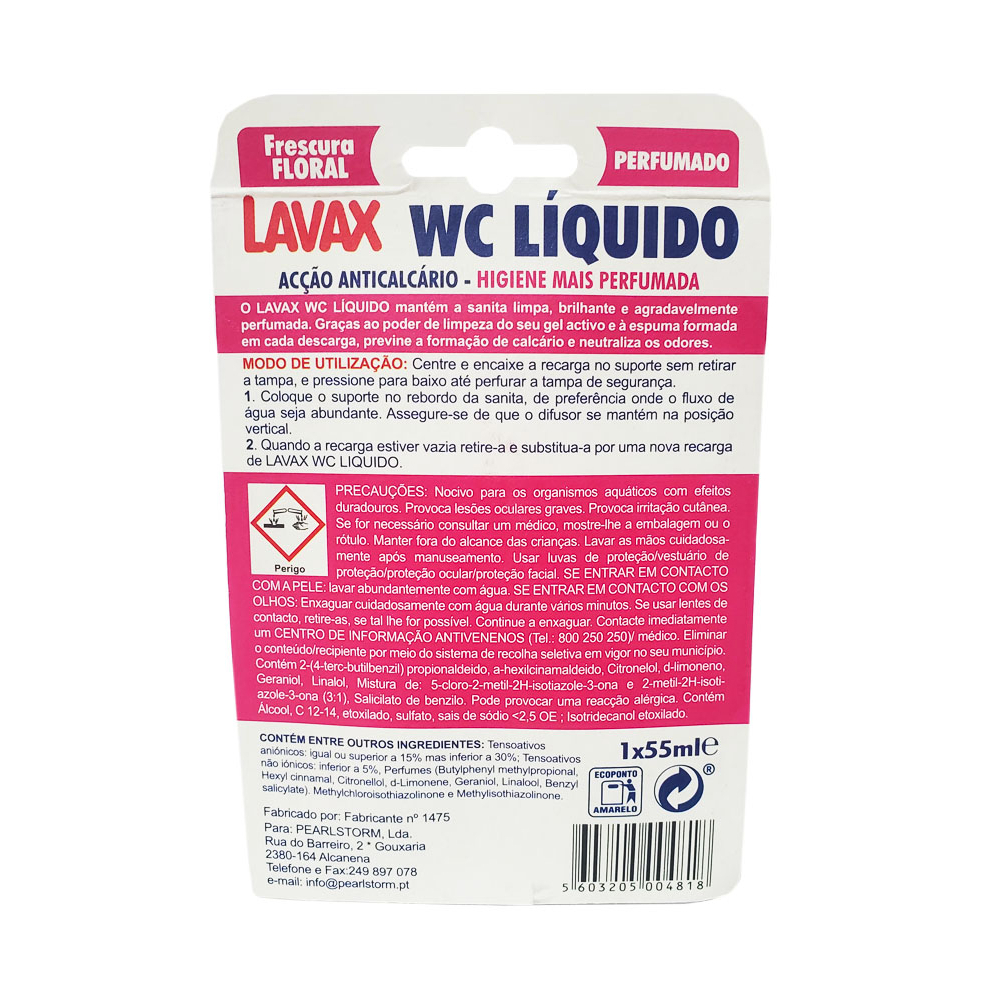 Líquido para inodoro aroma floral WC Lavax (55 ml) - Miniatura 4