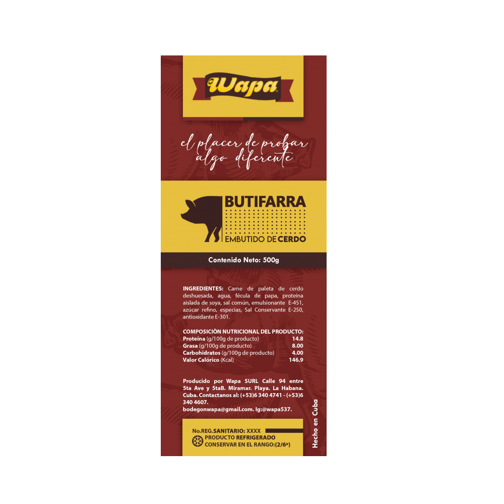Butifarra Wapa (500 g / 1.1 lb) - Miniatura 2