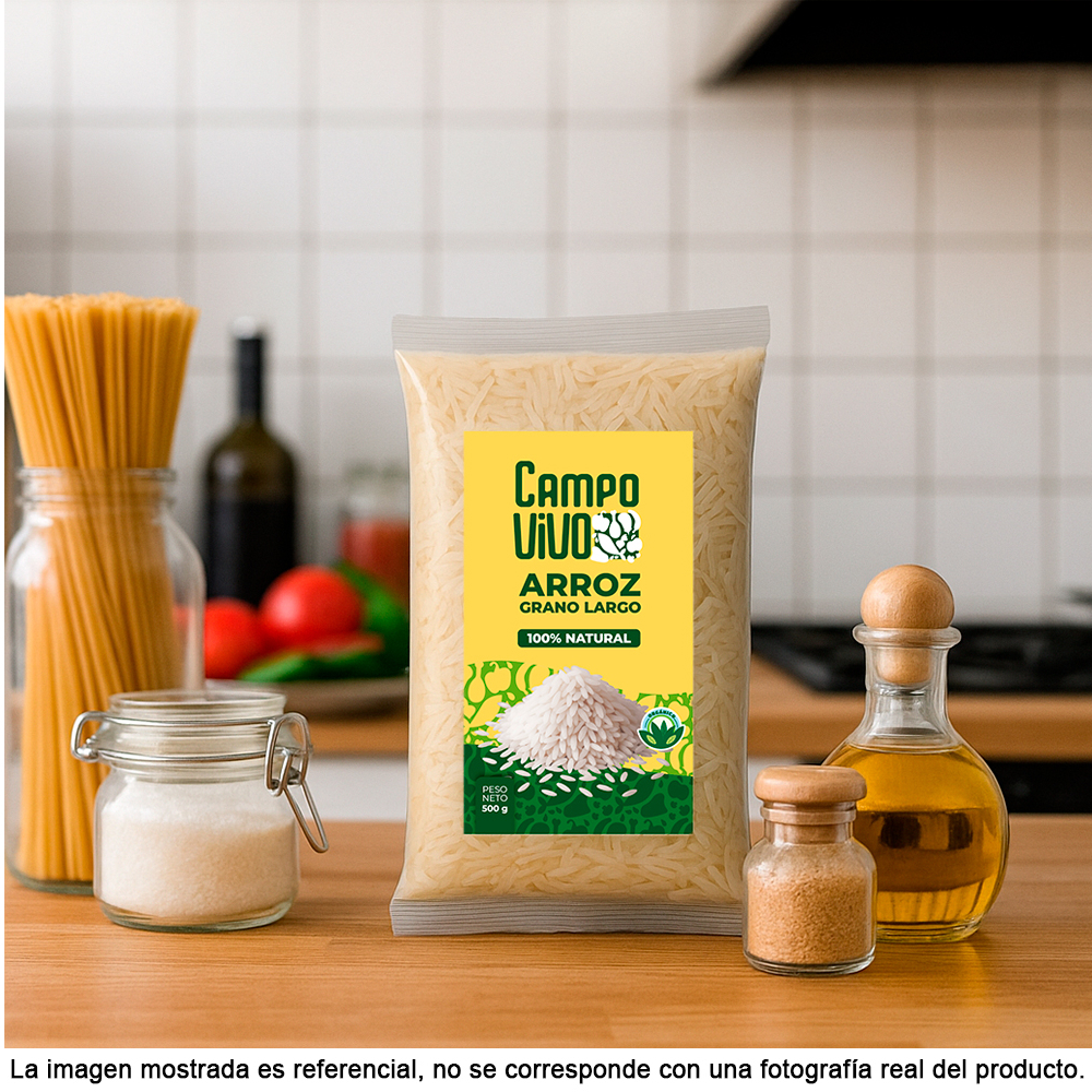Arroz de grano largo Campo Vivo (500 g / 1.1 lb) - Miniatura 4
