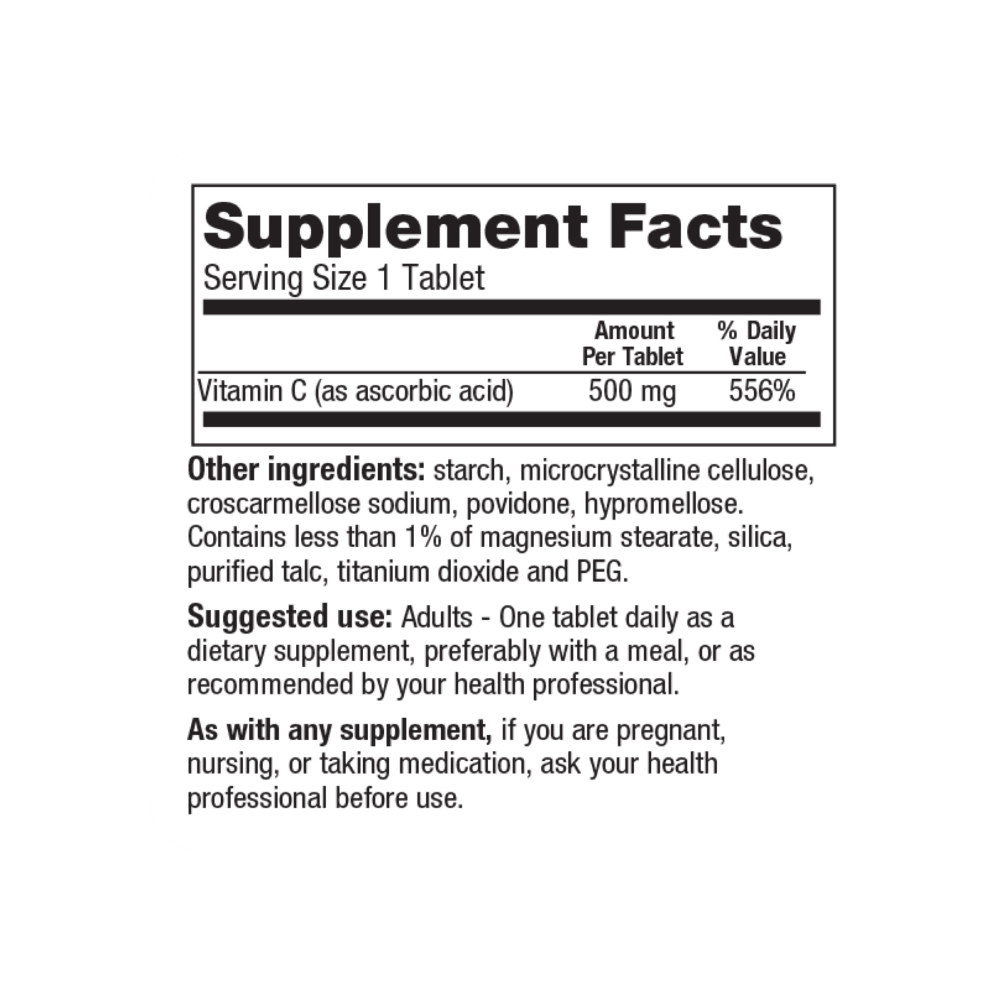 Vitamina C 500 mg Gericare (100 tabletas) - Miniatura 2