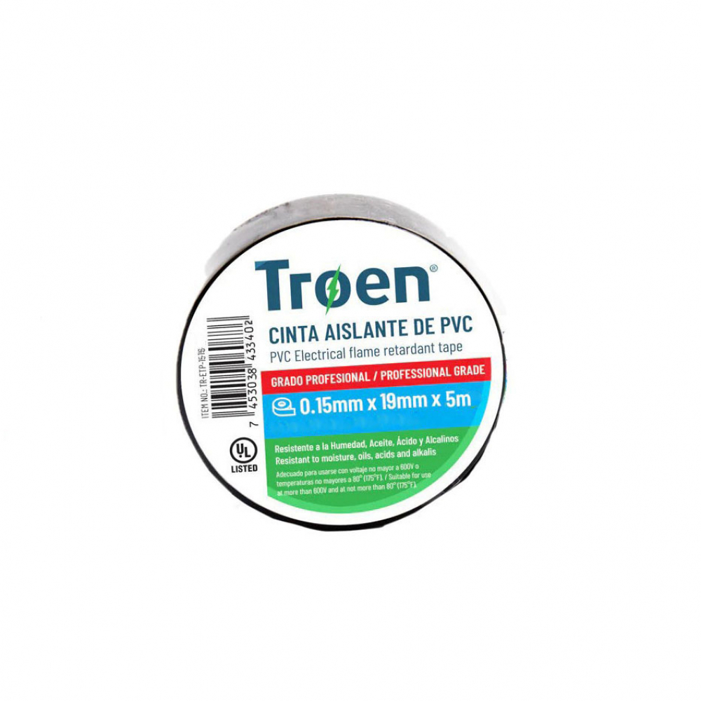 Cinta aislante de PVC Troen TR-EIP-1516 - Miniatura 2