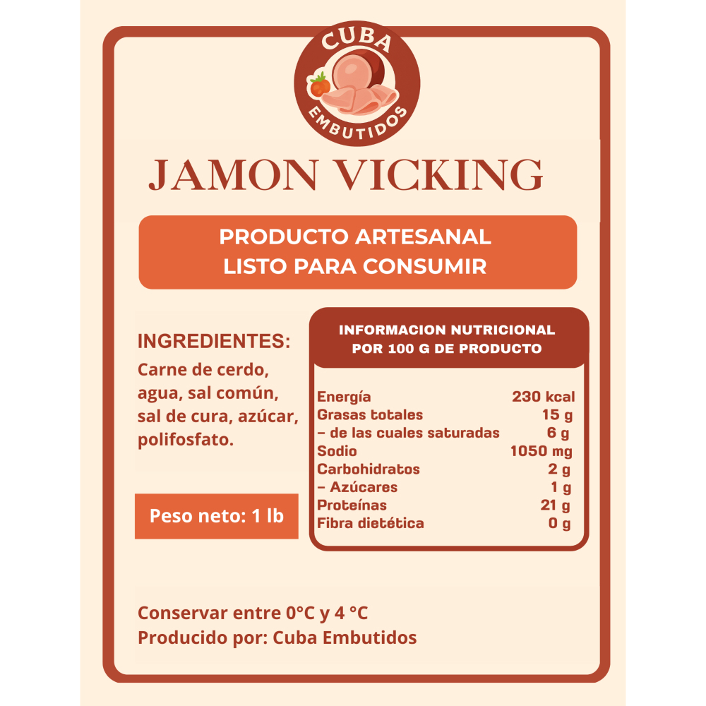 Jamón Viking (454 g / 1 lb) - Miniatura 3