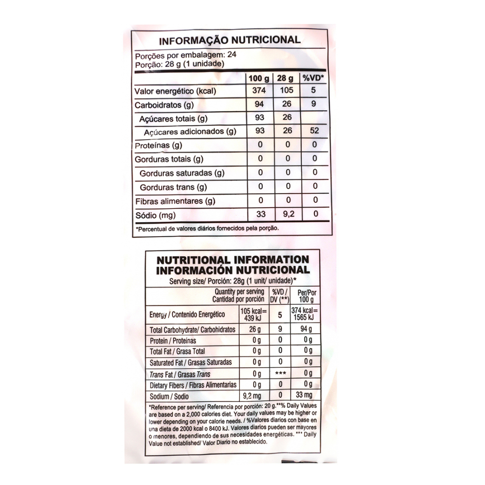 Chupa chupa sabor sandía con relleno de chicle Pop Mania Maxxi (672 g / 1.48 lb) - Miniatura 3