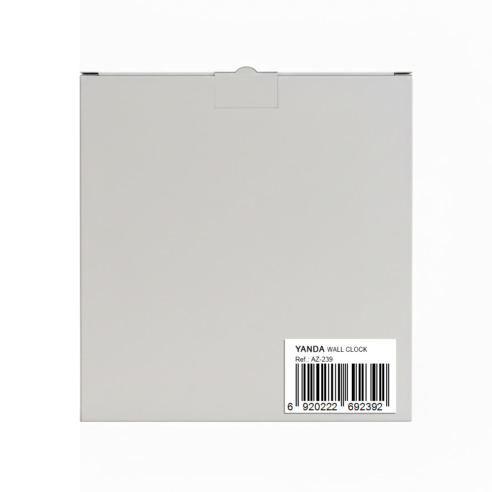 Reloj de pared decorativo 30 cm con motivo de aves Yanda (1 U) - Miniatura 3