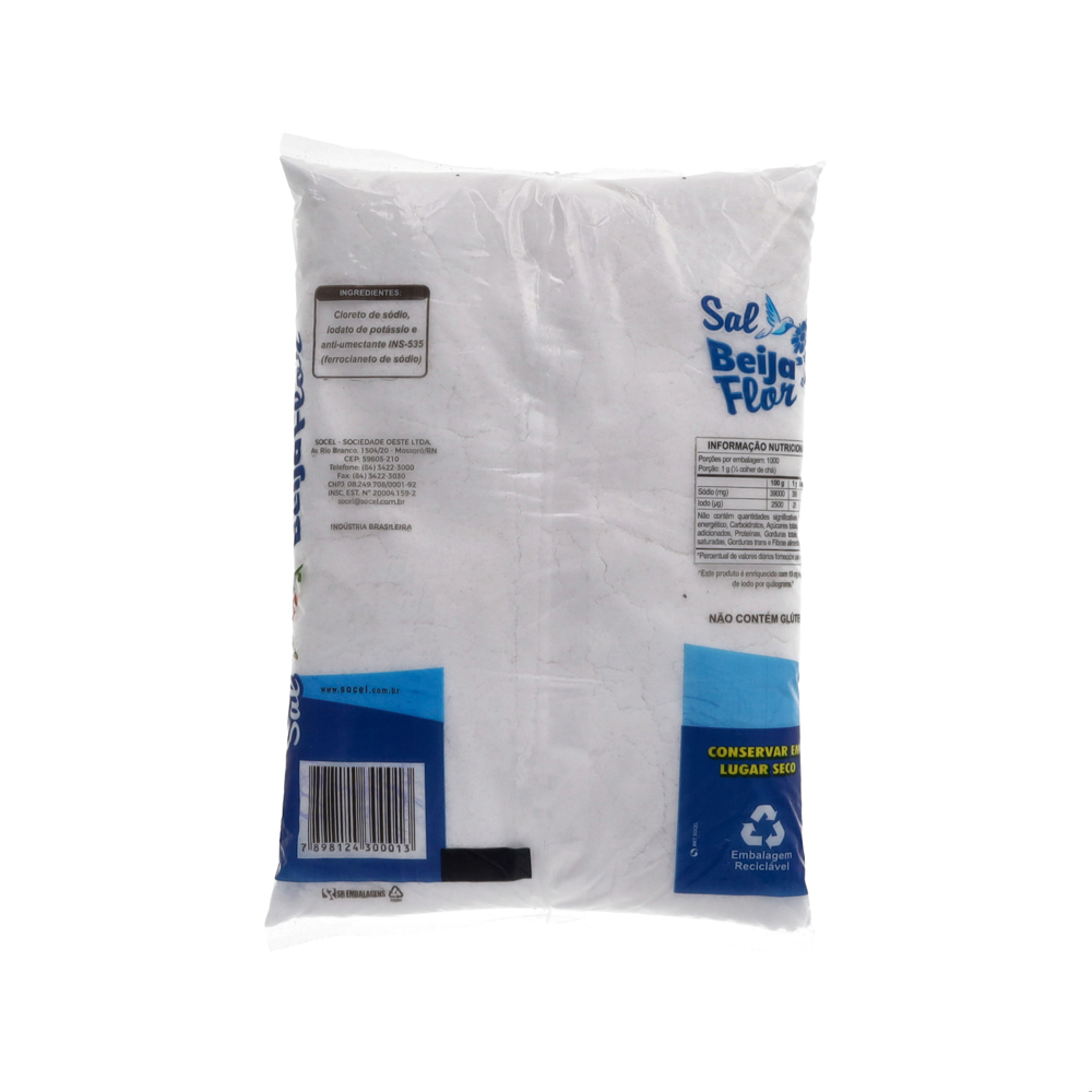 Sal marina Mossoró Beija Flor (1 kg / 2.2 lb) - Miniatura 3
