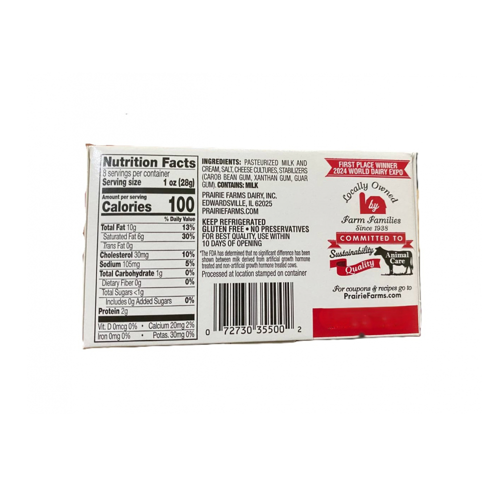 Queso crema Prairie Farms (226 g / 8 oz) - Miniatura 2