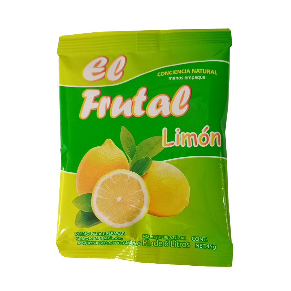 Refresco instantáneo sabor limón El Frutal (45 g / 1.58 oz) - Miniatura 4