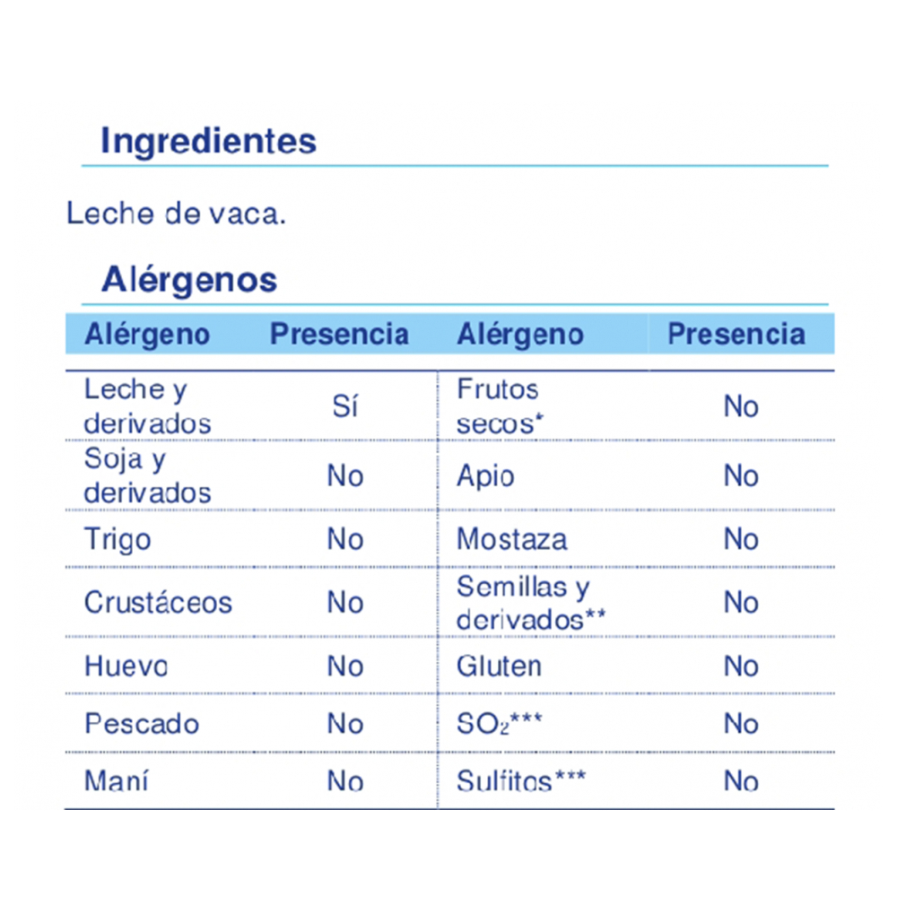 Leche en polvo descremada Conaprole (25 kg / 55.10 lb) - Miniatura 3