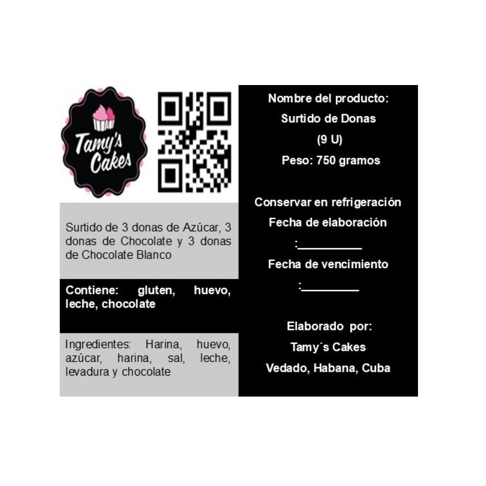 Surtido de donas Tamys Cakes (9 U) - Miniatura 2