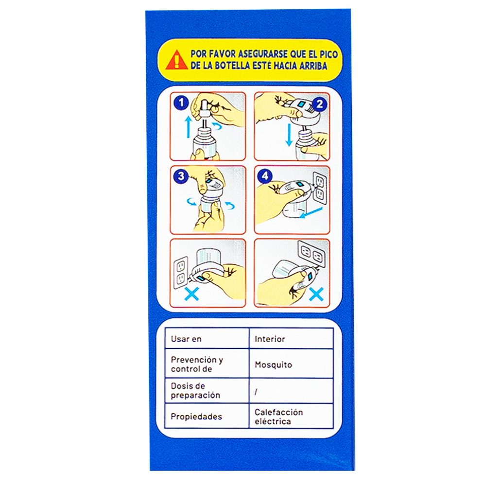 Calentador & repelente eléctricos contra mosquitos Comfor Time - Miniatura 4