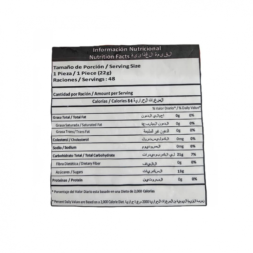 Chupa chupas doble chicle sabor fresa XXL Confites Venus (1.15 kg / 2.54 lb) - Miniatura 4