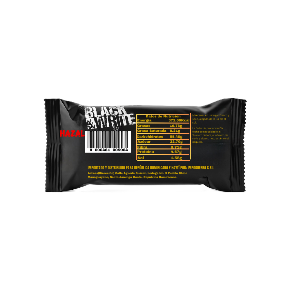 Pastel de mosaico relleno con salsa de fresa Black & White (40 g / 1.41 oz) - Miniatura 2