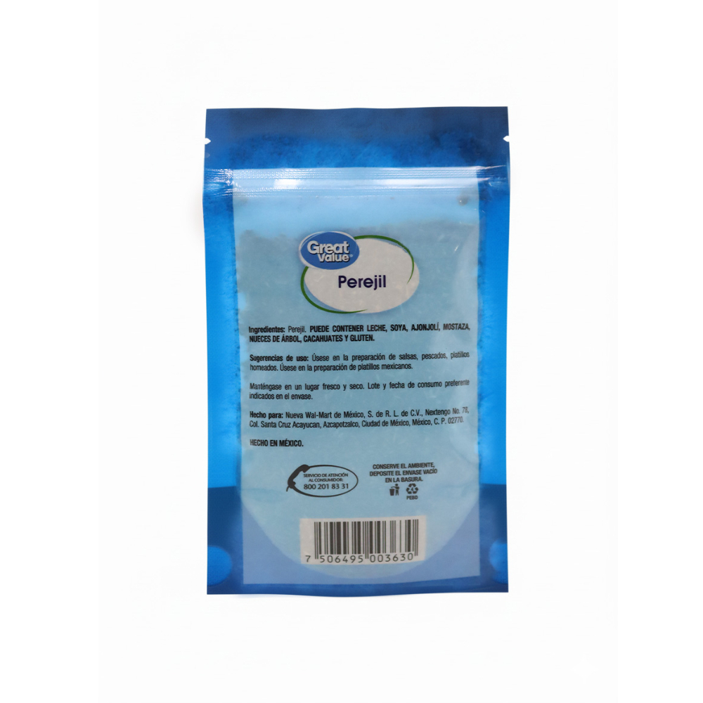 Hojas de perejil molido Great Value (26 g) - Miniatura 4