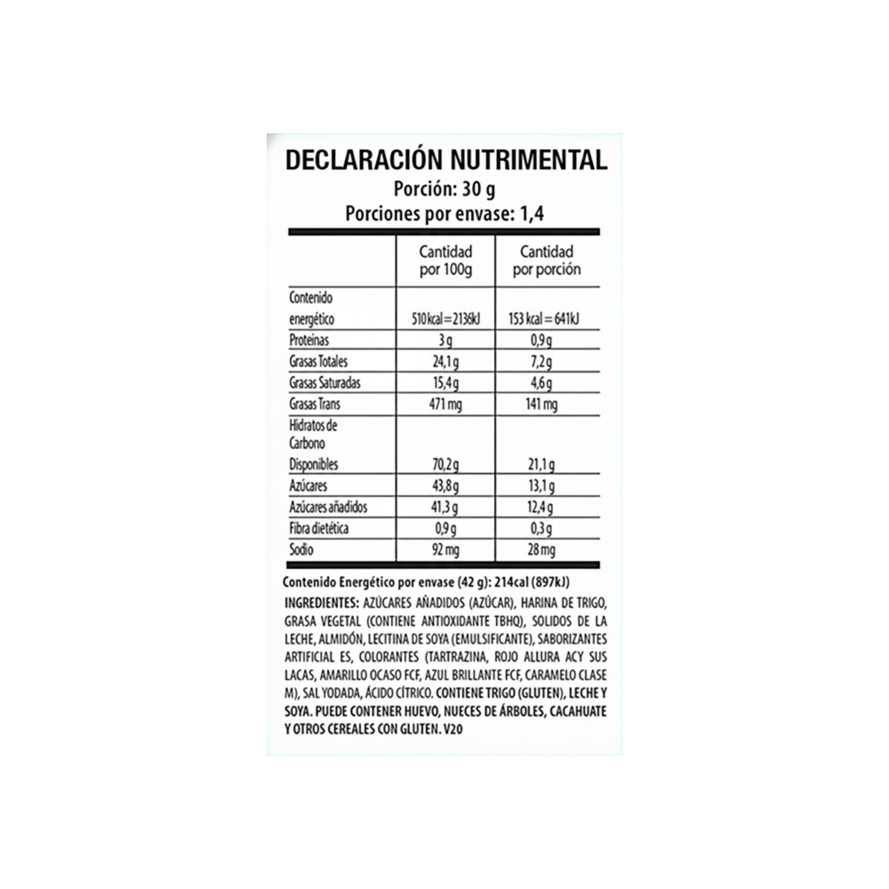 Galletas tipo wafer con relleno sabor a vainilla Gamesa Cremax (42 g / 1.48 oz) - Miniatura 2