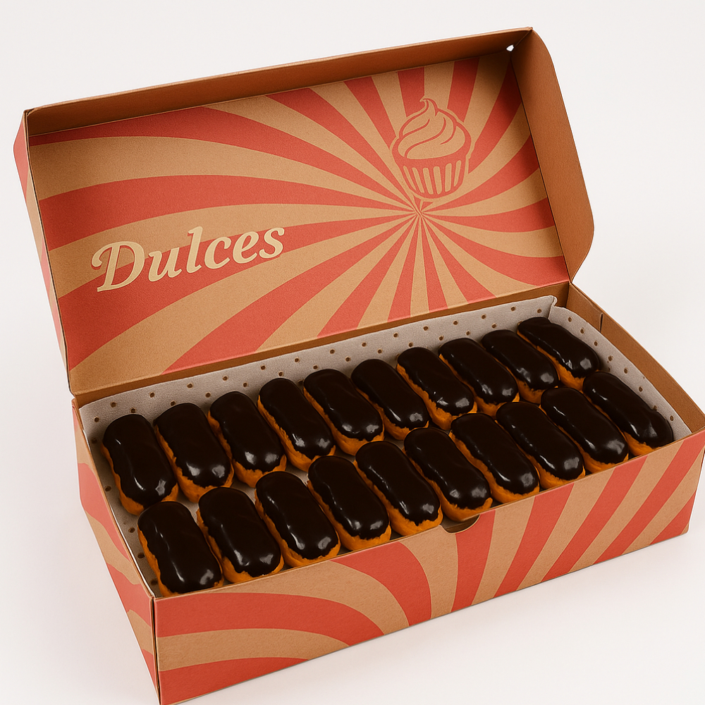 Eclear de crema pastelera de vainilla Kaona (24 U) - Miniatura 3