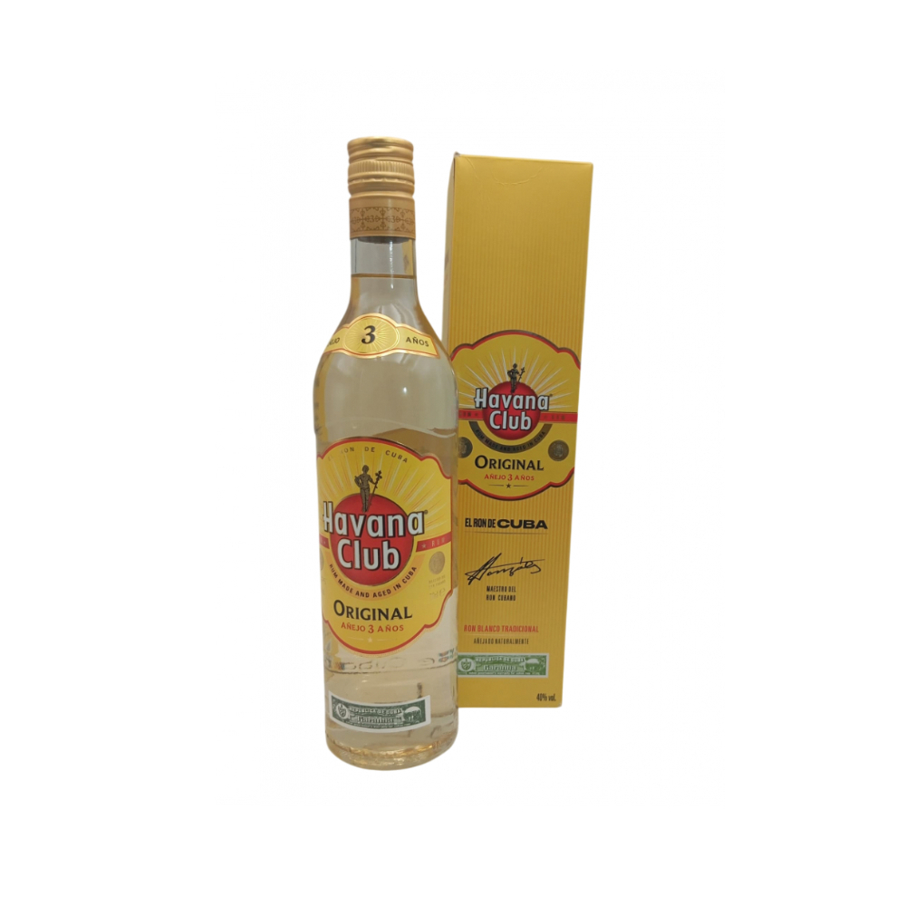 Botella de ron Original Añejo 3 Años 40 % vol Havana Club (12 x 700 ml) - Miniatura 2
