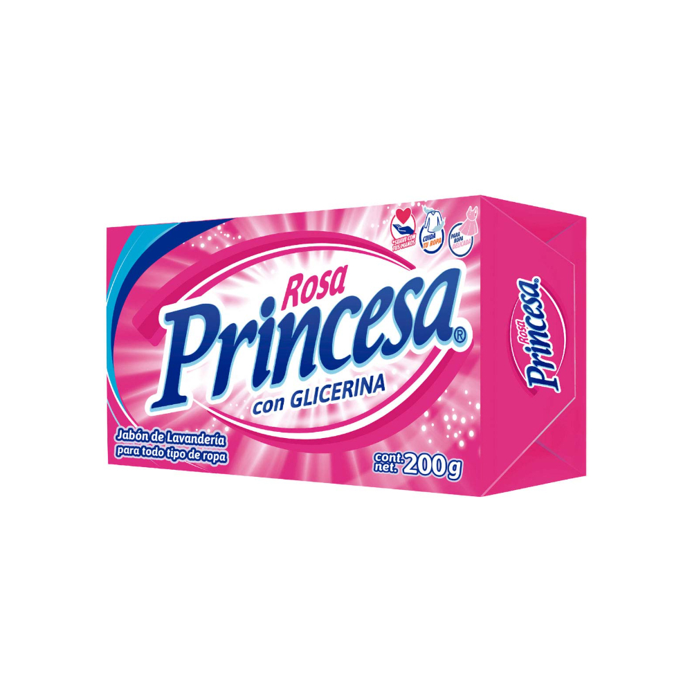 Jabón de lavar rosa Princesa (200 g / 7.05 oz) - Miniatura 2