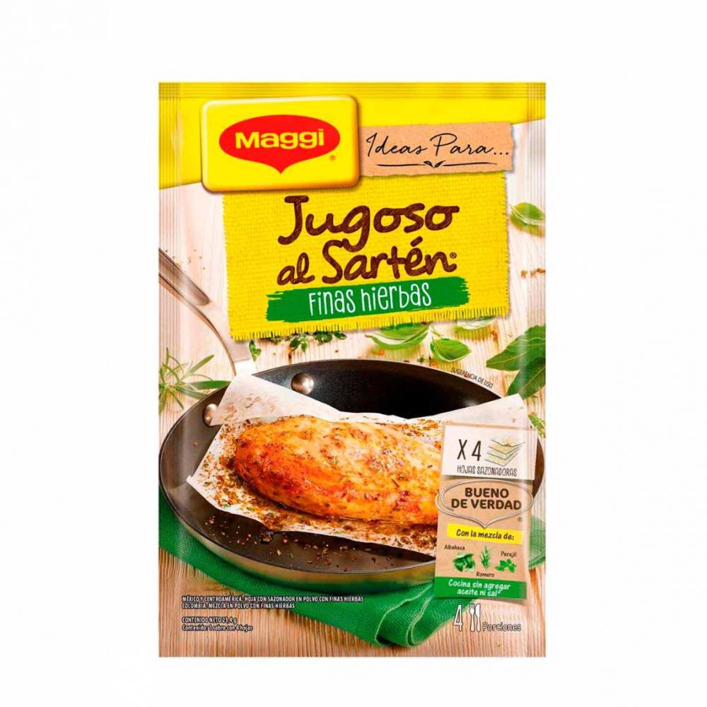 Papelitos sazonadores finas hierbas Maggi (23.4 g / 0.83 oz) - Miniatura 2