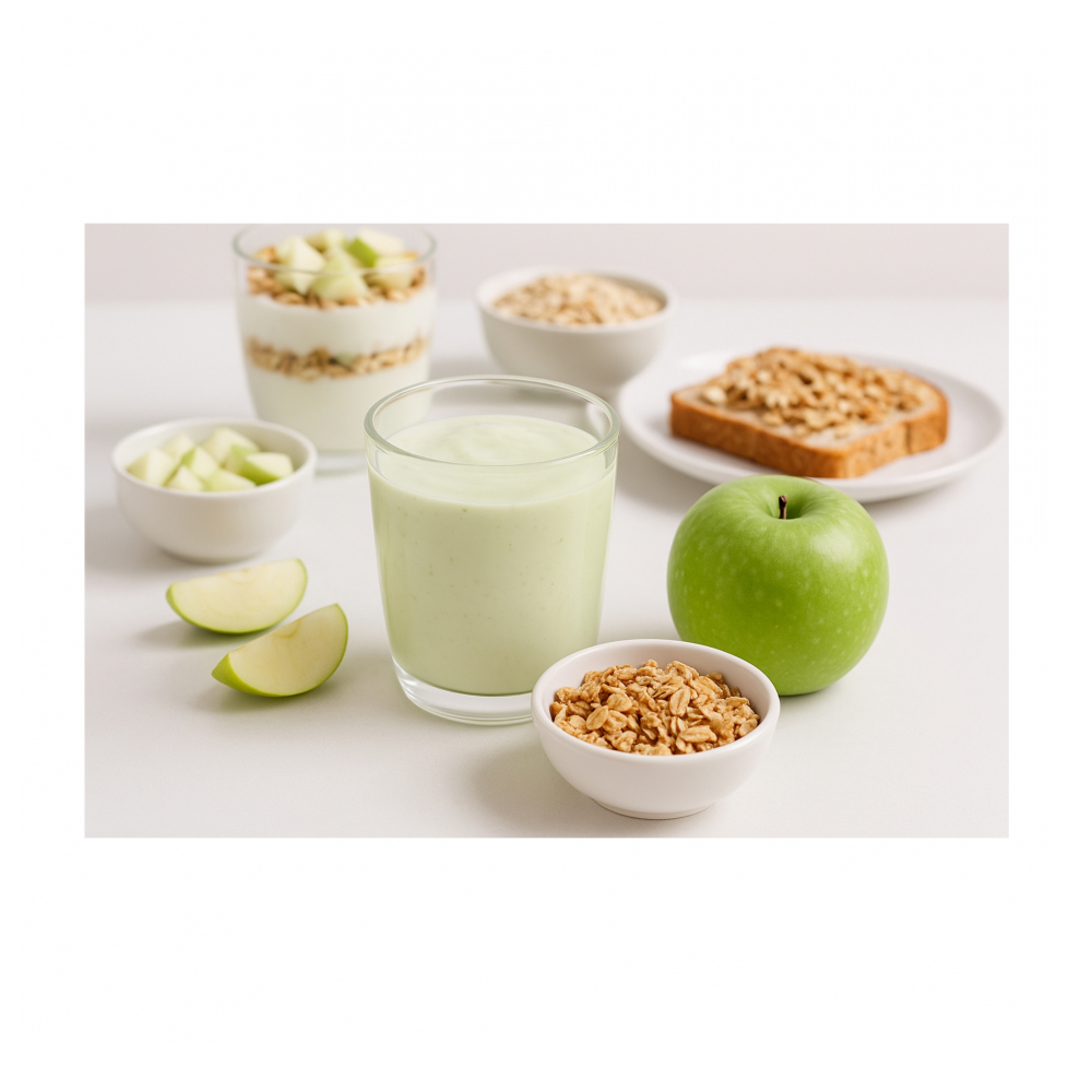 Yogurt probiótico de coágulo sabor manzana verde Alask (1 L) - Miniatura 3