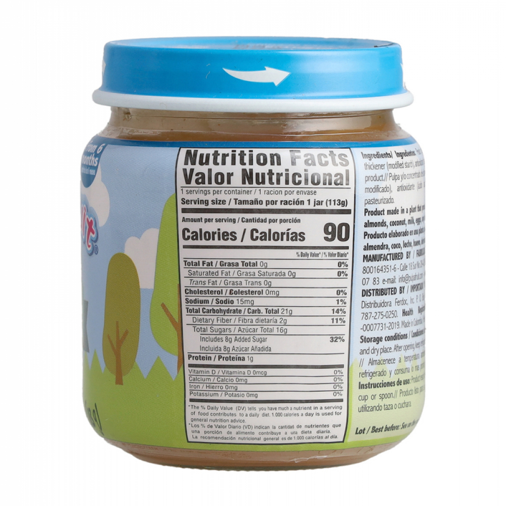 Compota de durazno Baby Fruit (24 x 113 g / 3.98 oz) - Miniatura 2