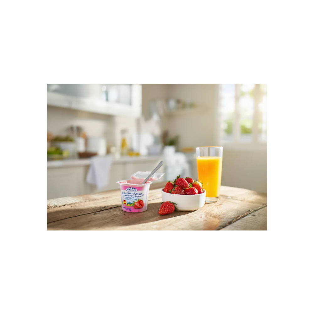 Yogur sabor fresa Asturiana (48 x 125 g / 4.4 oz) - Miniatura 4