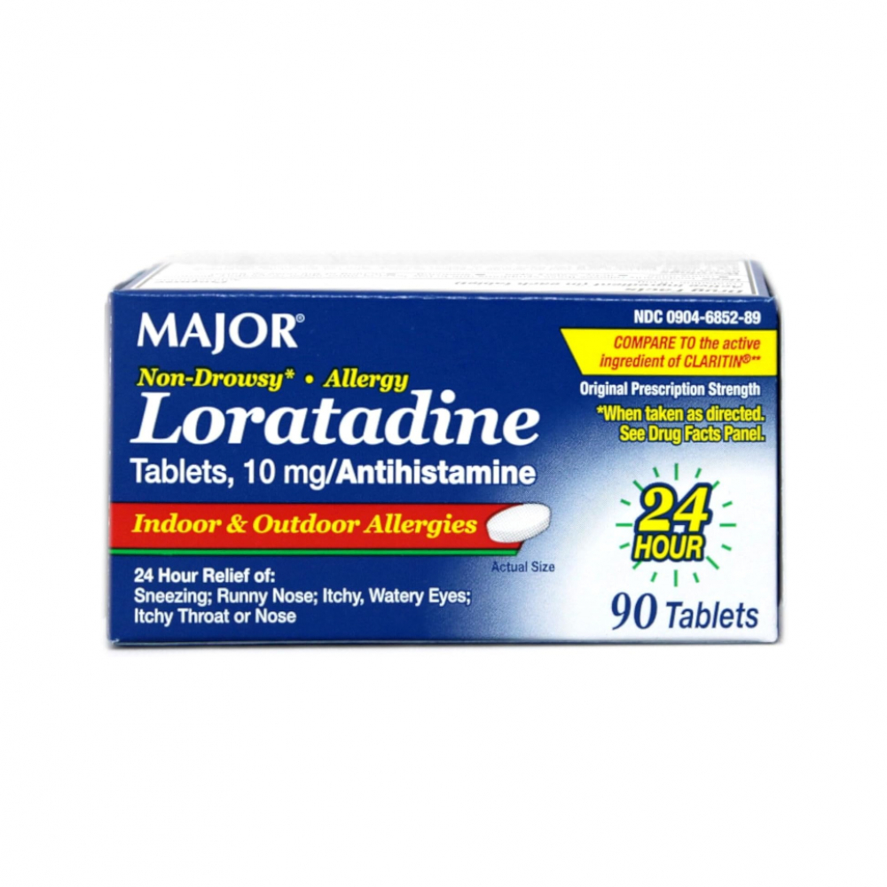 Loratadina 10 mg Major (90 tabletas) - Miniatura 2