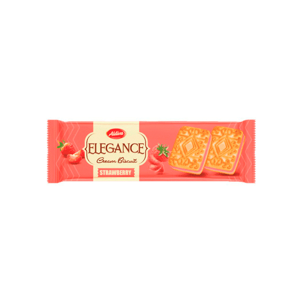 Caja de galletas con crema de fresa Aldiva elegance (24 x 60 g / 2.11 oz) - Miniatura 2