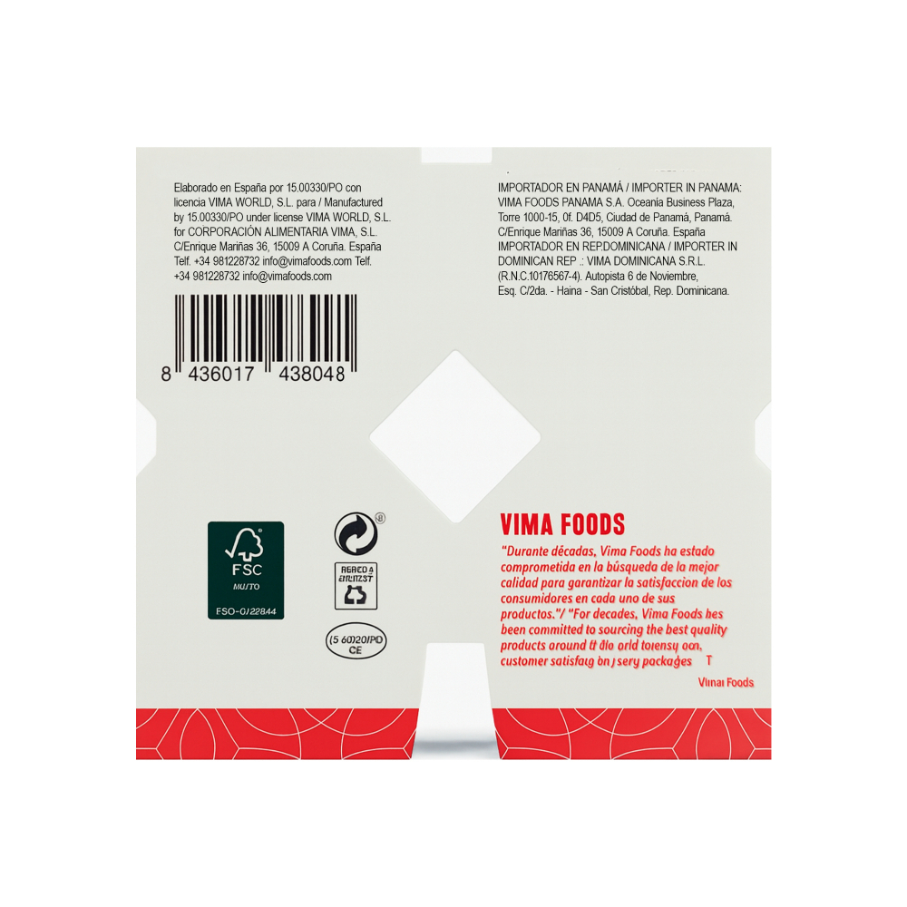 Yogurt sabor plátano Vima Foods (4 x 100 g / 3.52 oz) - Miniatura 2