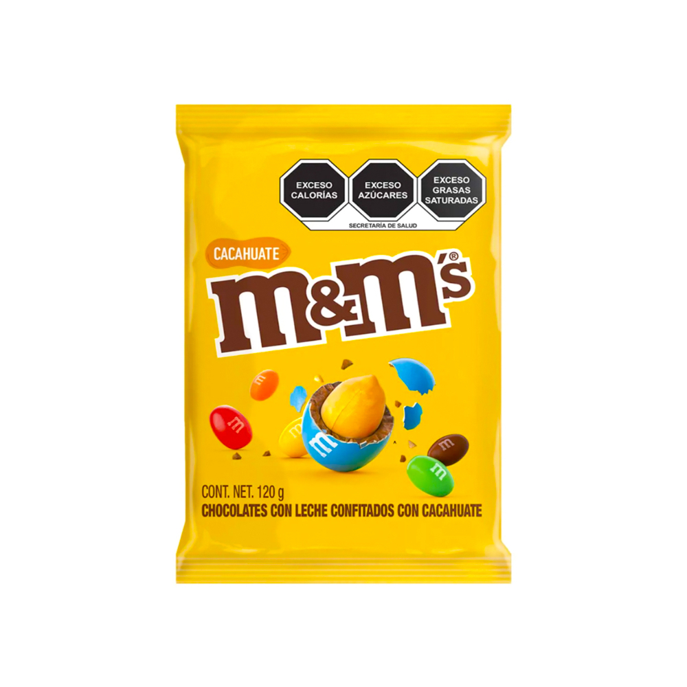Chocolates con leche confitados con cacahuates M&M's (120 g / 4.23 oz) - Miniatura 3