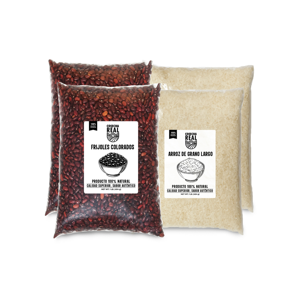 Frijoles colorados + Arroz de grano largo Cosecha Real #2 - Imagen 1