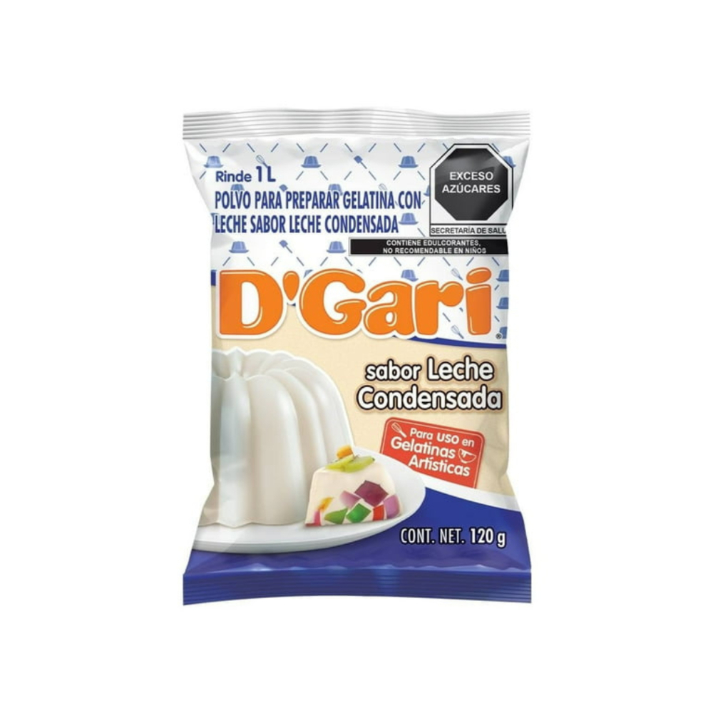 Gelatina de sabor leche condensada D'Gari (120 g / 4.23 oz) - Miniatura 3