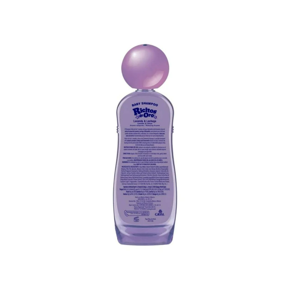 Champú de lavanda y lechuga para bebé Ricitos de Oro (400 ml / 13.5 fl.oz) - Miniatura 2