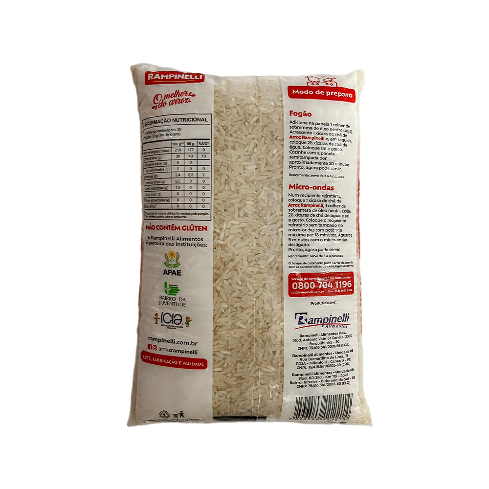 Arroz grano largo Rampinelli (1 kg / 2.2 lb) - Miniatura 2