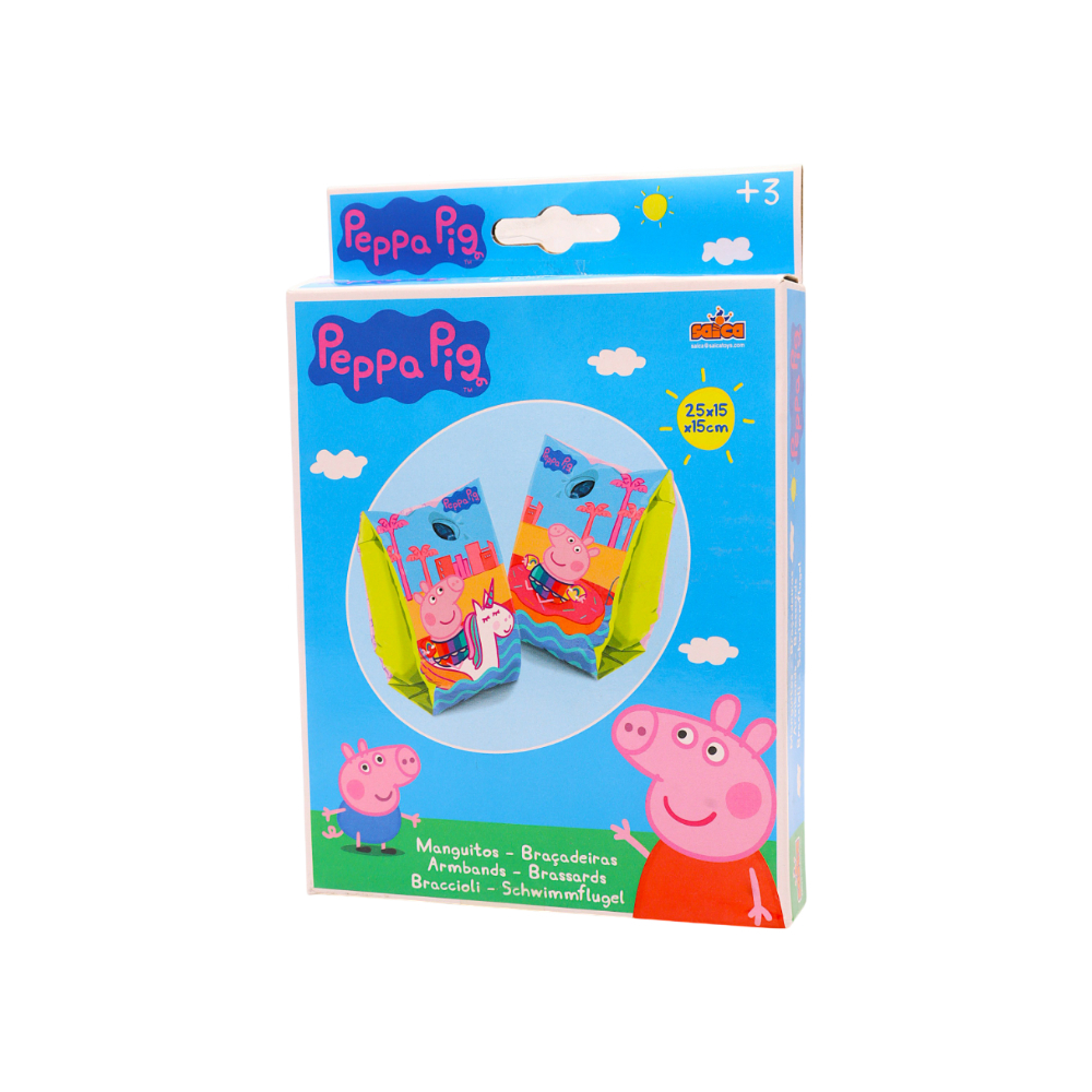 Flotadores inflables para brazos Peppa Pig - Miniatura 3