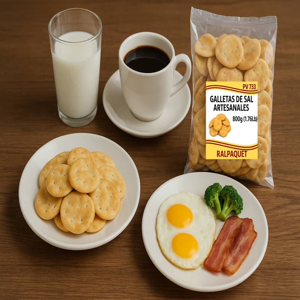 Galletas de sal artesanales Ralpaquet (800 g / 1.76 lb) - Miniatura 4