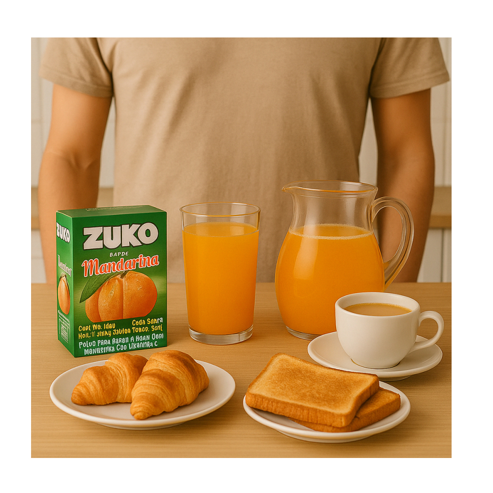 Refresco sabor mandarina Zuko (12 x 8 x 13 g) - Miniatura 2