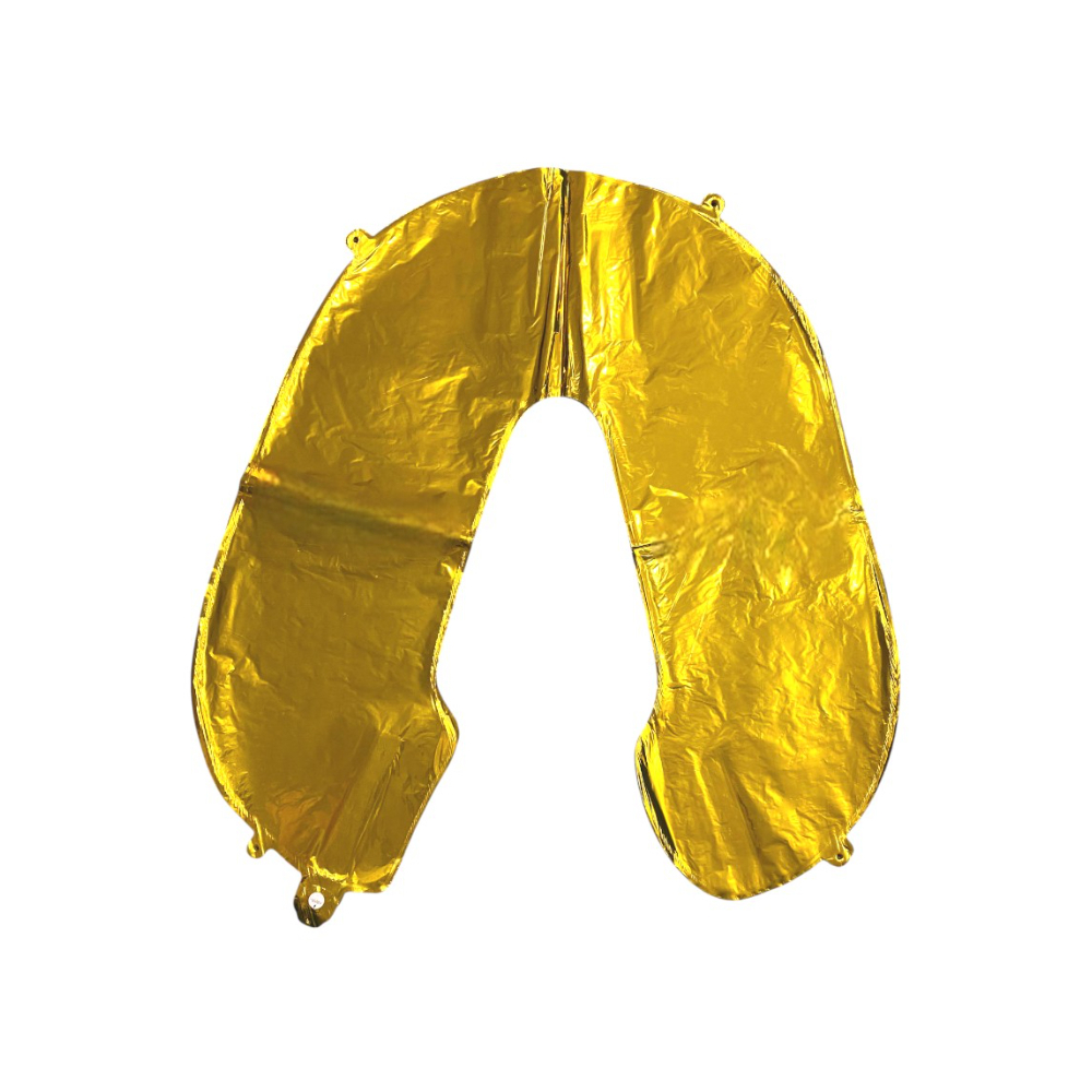 Globo dorado Número 0 Balloon (16 pulgadas) - Miniatura 3