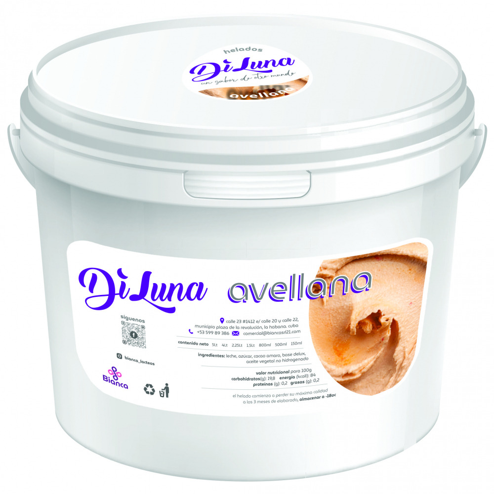 Helado sabor avellana Diluna (4 L) - Miniatura 4
