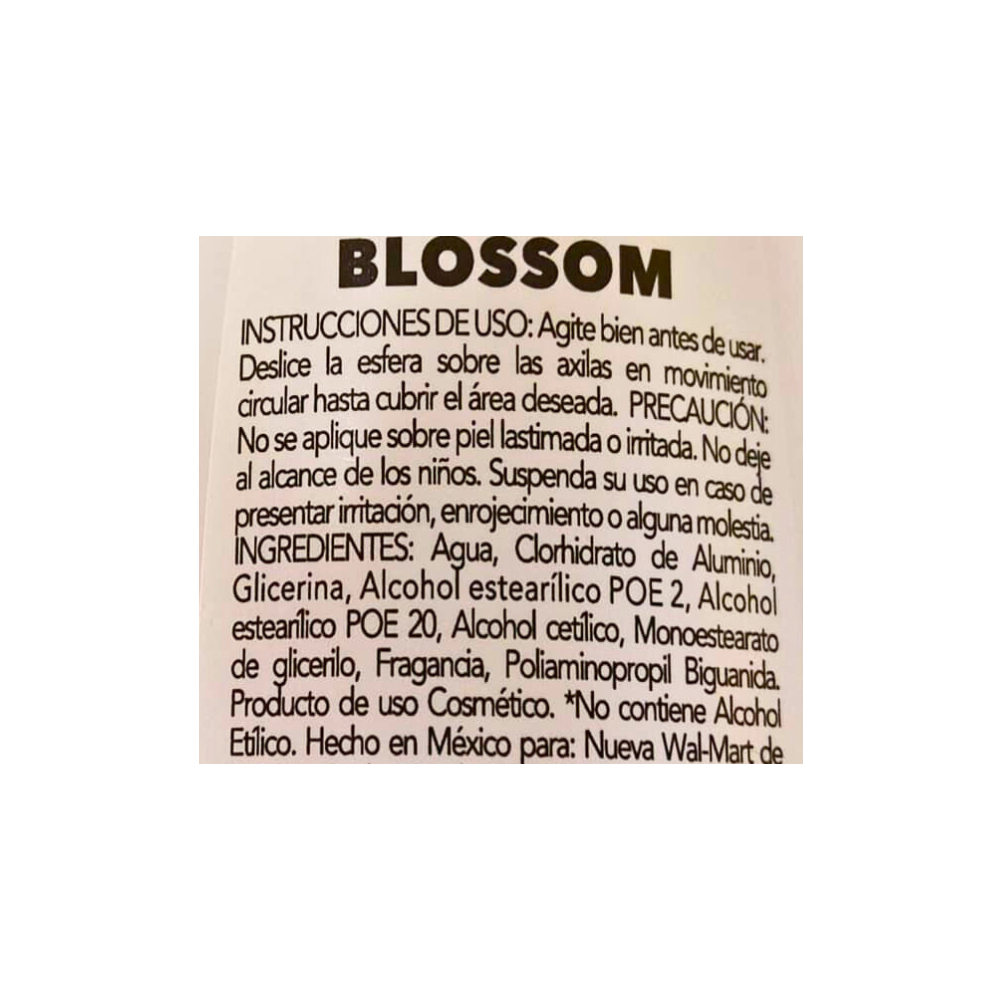 Desodorante antitranspirante Blossom Aurrera (65 ml / 2.3 fl. oz) - Miniatura 3