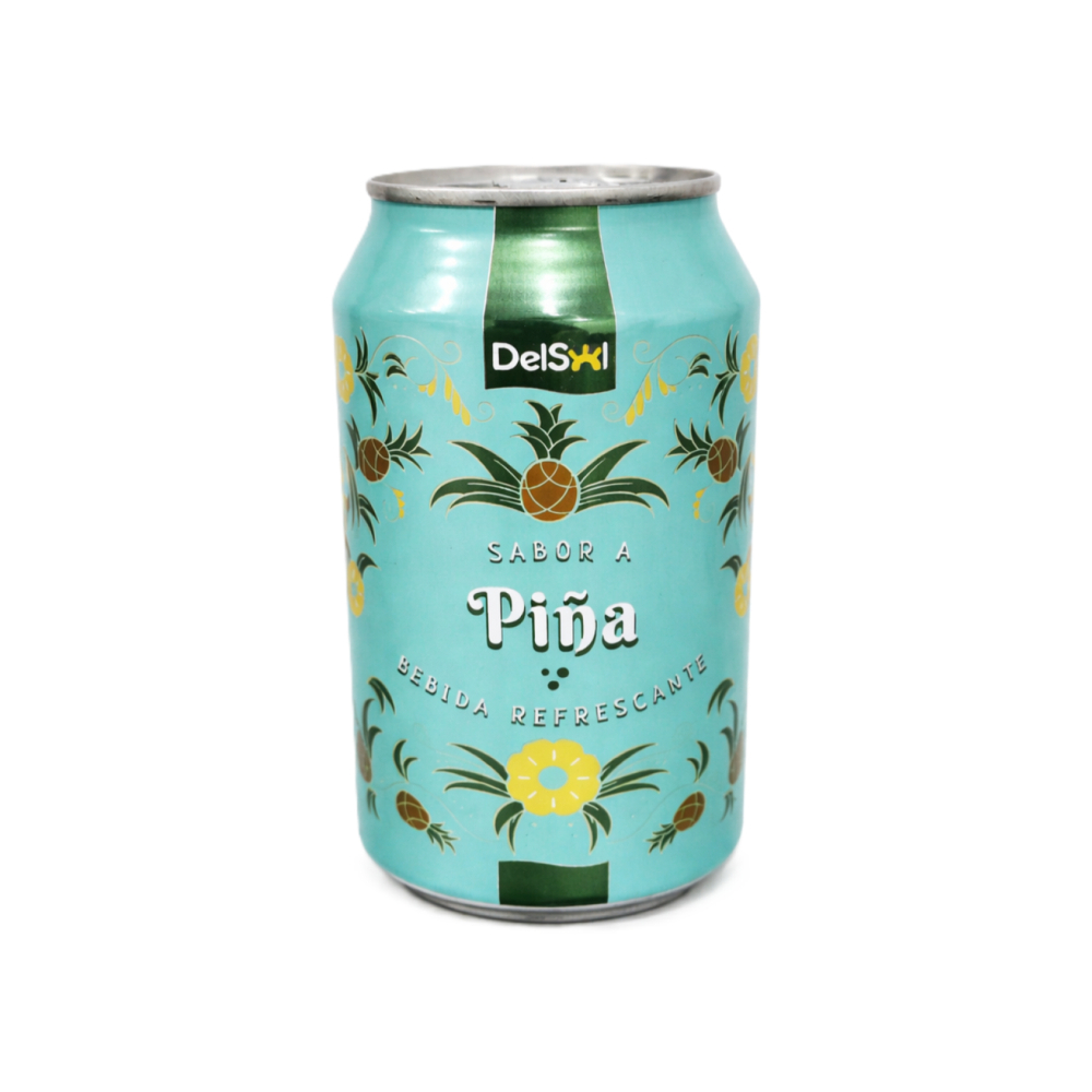 Bebida refrescante sabor a Piña Del Sol(12x330ml) - Miniatura 2