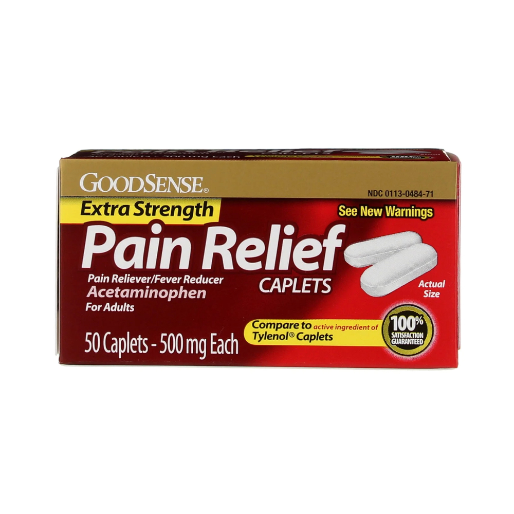 Acetaminofén 500 mg GoodSense (50 tabletas) - Miniatura 2