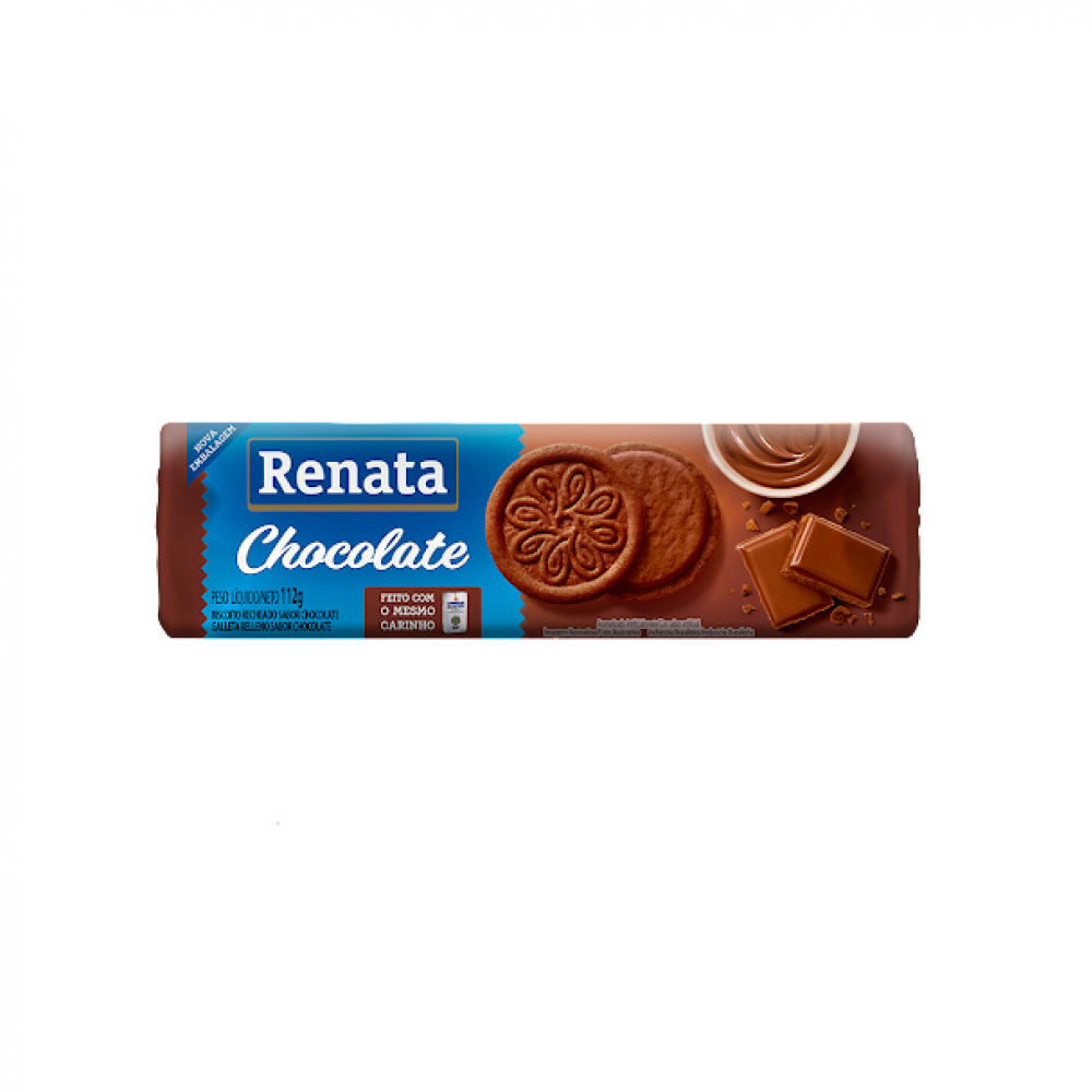 Galletas de chocolate con relleno sabor chocolate Renata (112 g / 3.9 oz) - Miniatura 2