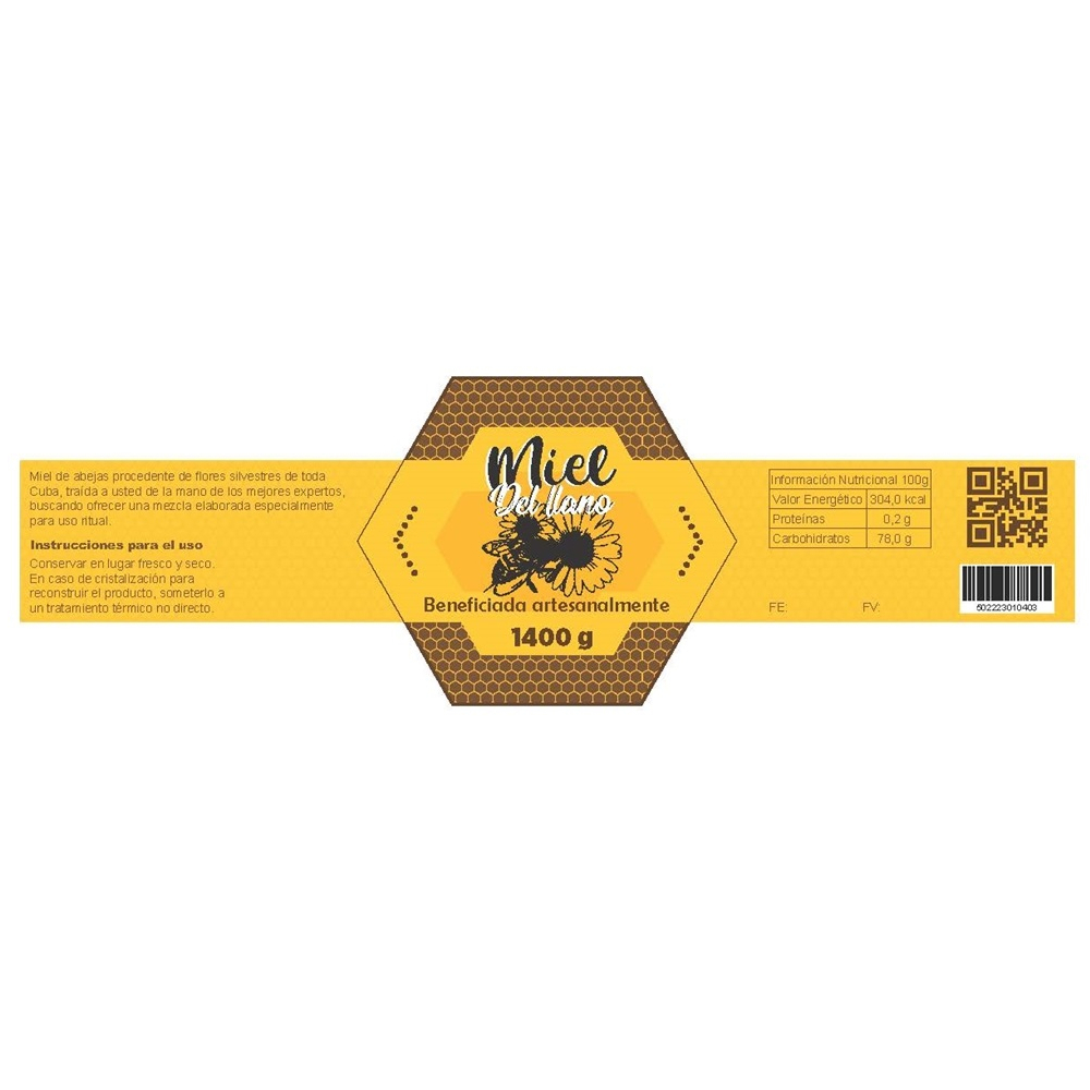 Miel Del llano (1.4 kg / 3.08 lb) - Miniatura 3