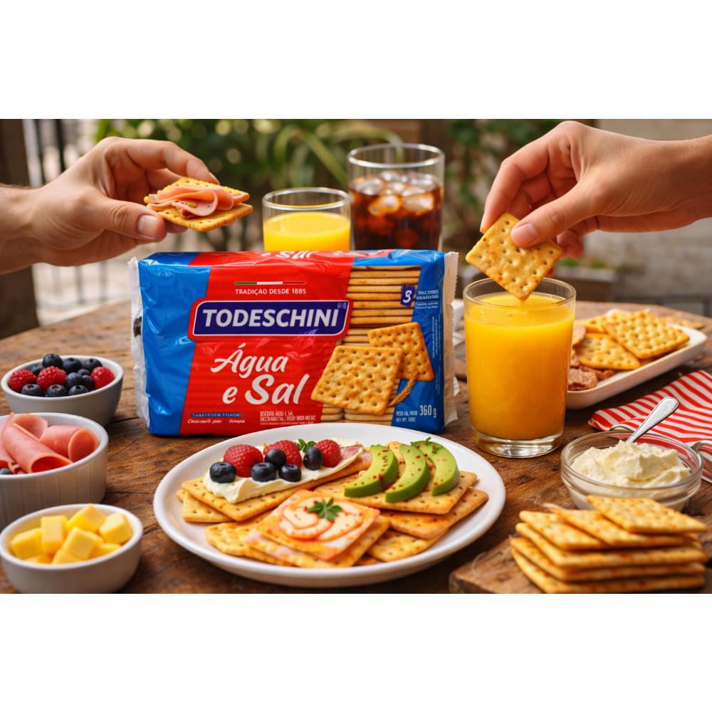 Galletas agua y sal Todeschini (360 g / 12 oz) - Miniatura 4